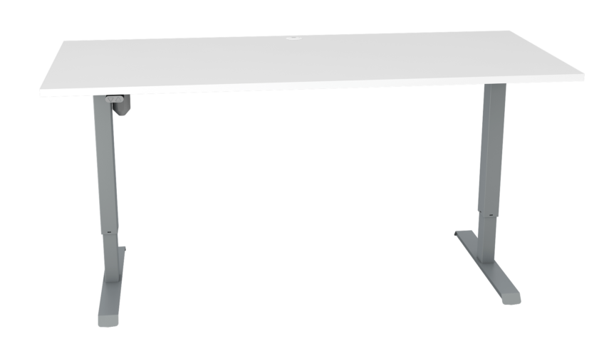 Medium Duty Corner Standing Desk Back Centre