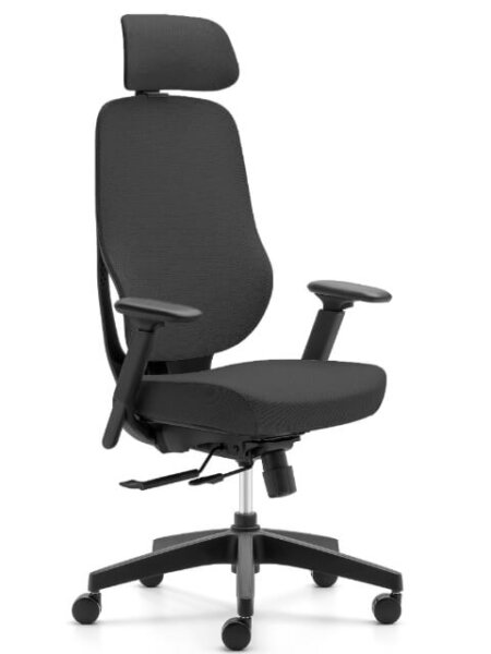 Vespa Chair Black HRest ANGLE