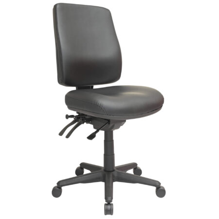 Buro Roma 3L HB PU w seat slide_717-PU13-SS_Front Angle_LR