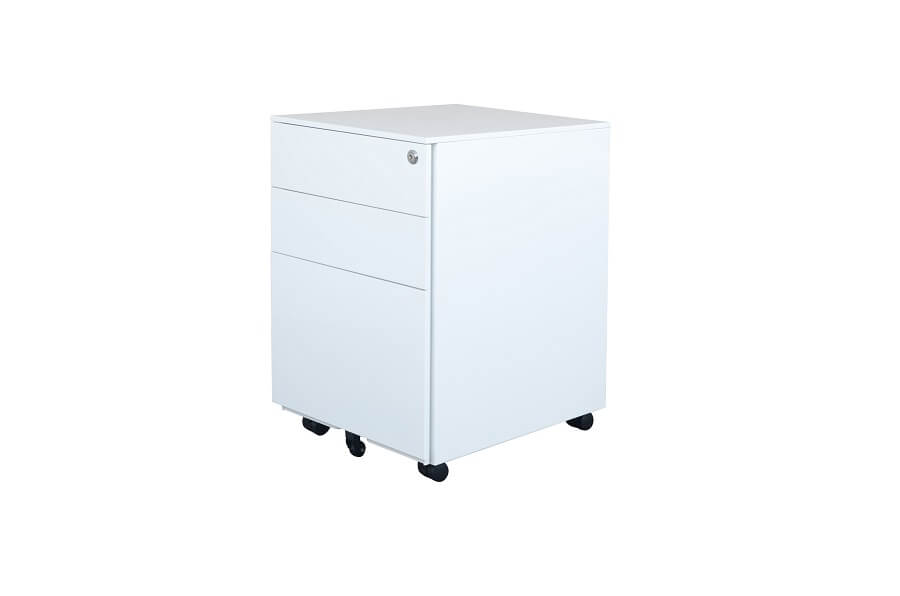 Mobile Pedestal White
