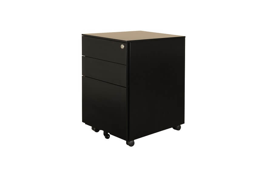Mobile Pedestal Black